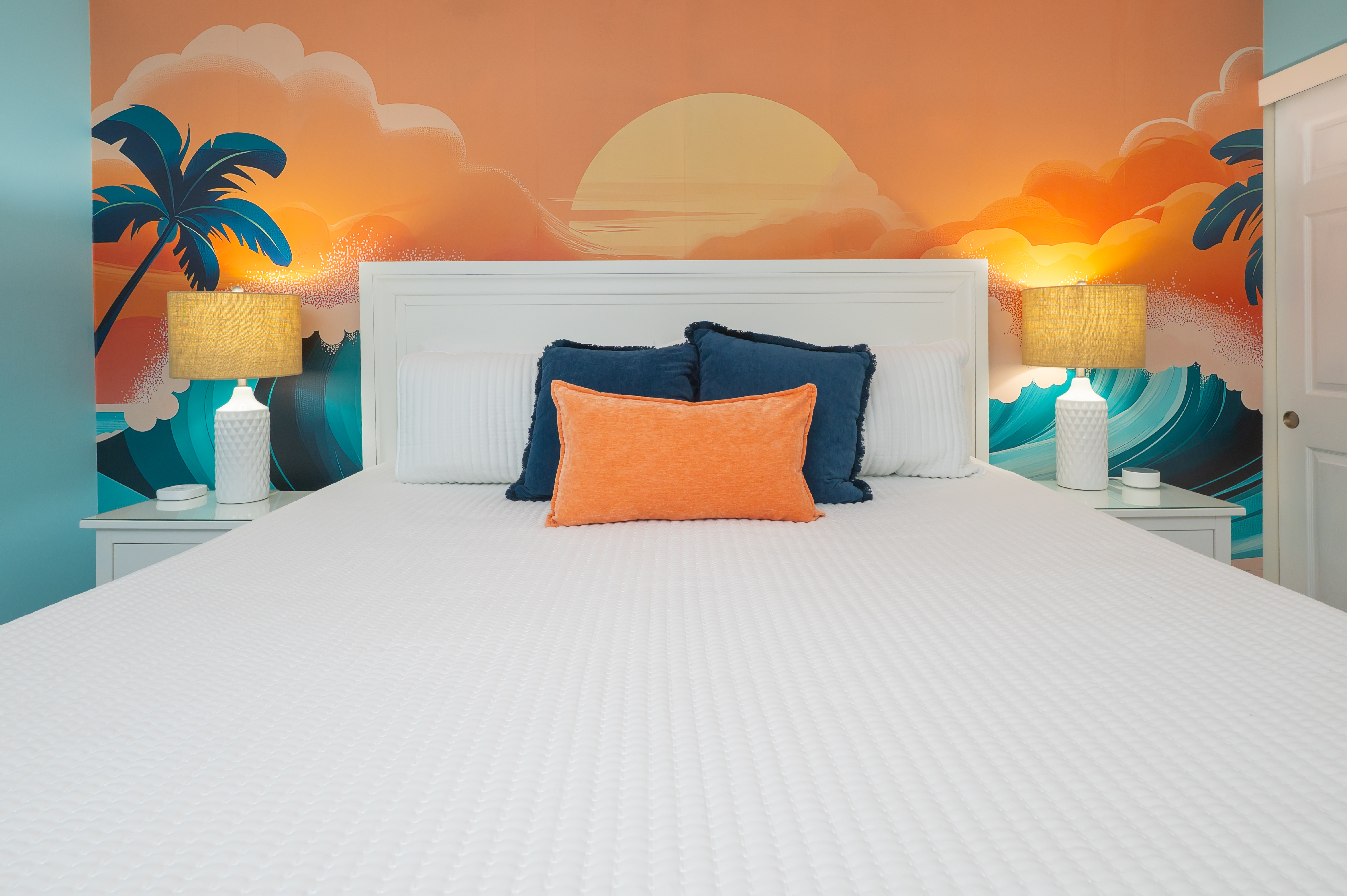 bedroom with king bed
